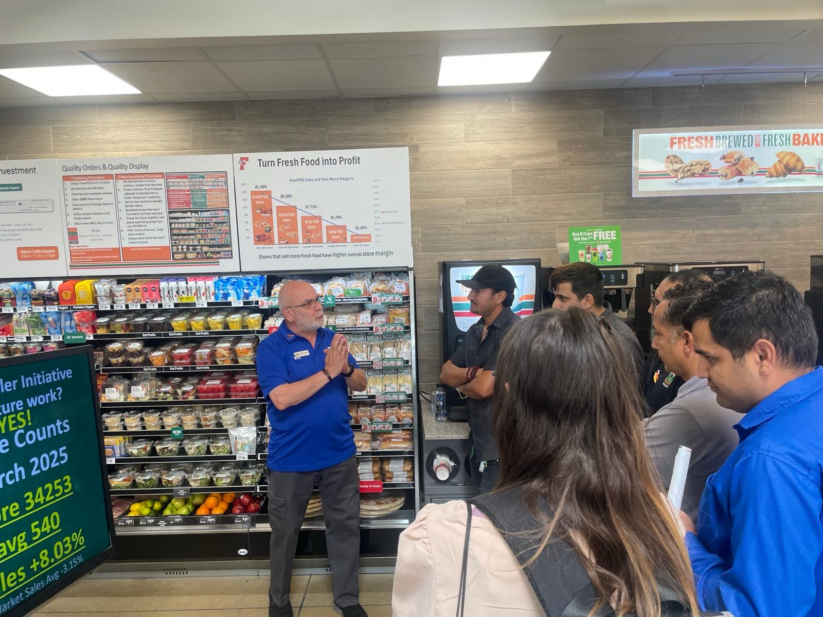 Training franchisees on how fresh food drives margin.